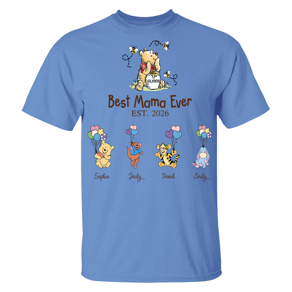 Best Mama Bear Ever Mama Est, Personalized Sweatshirt Mama Bear, Grandma Bear Shirt, Gift For Mom, Gift For Grandma, Gift For Mother's Day MI209 Li29