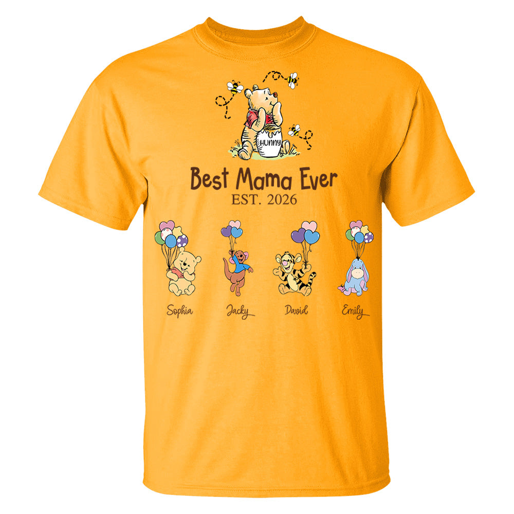 Best Mama Bear Ever Mama Est, Personalized Sweatshirt Mama Bear, Grandma Bear Shirt, Gift For Mom, Gift For Grandma, Gift For Mother's Day MI209 Li29