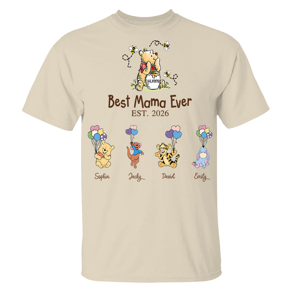Best Mama Bear Ever Mama Est, Personalized Sweatshirt Mama Bear, Grandma Bear Shirt, Gift For Mom, Gift For Grandma, Gift For Mother's Day MI209 Li29