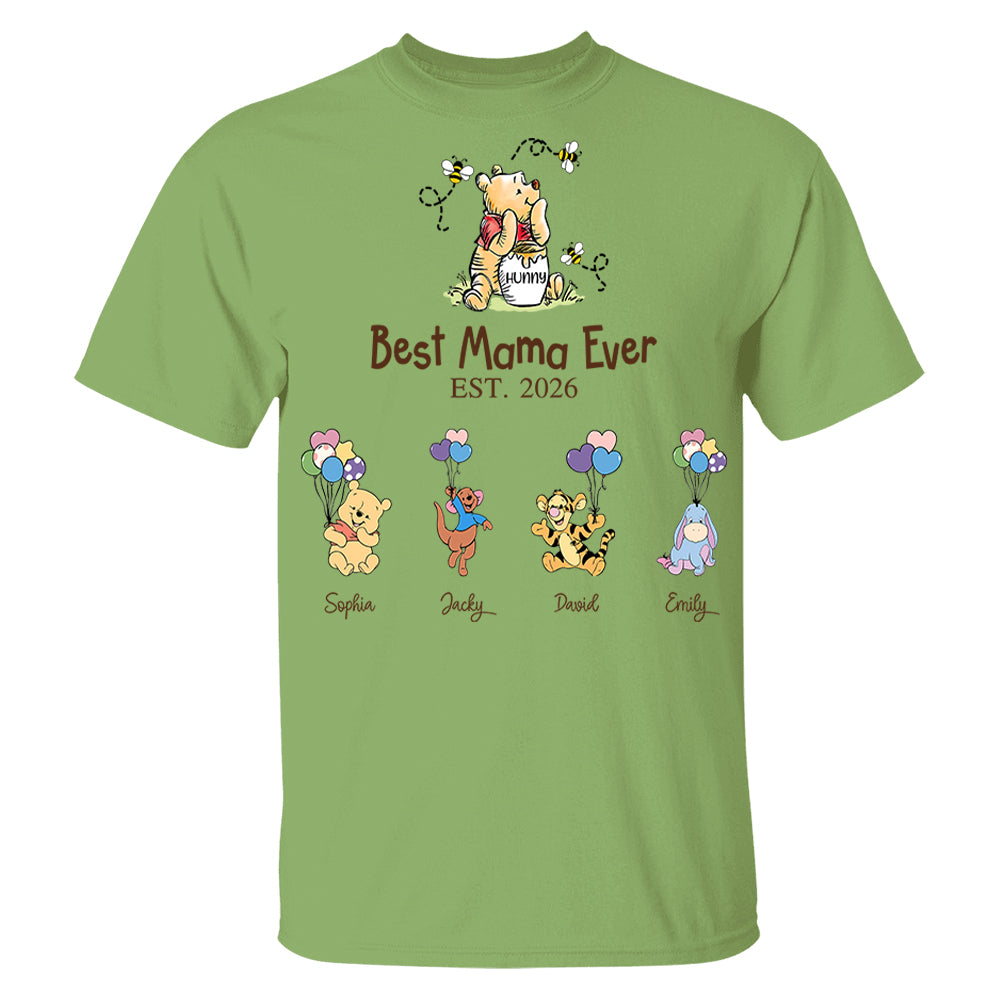 Best Mama Bear Ever Mama Est, Personalized Sweatshirt Mama Bear, Grandma Bear Shirt, Gift For Mom, Gift For Grandma, Gift For Mother's Day MI209 Li29