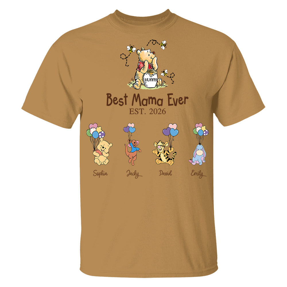 Best Mama Bear Ever Mama Est, Personalized Sweatshirt Mama Bear, Grandma Bear Shirt, Gift For Mom, Gift For Grandma, Gift For Mother's Day MI209 Li29