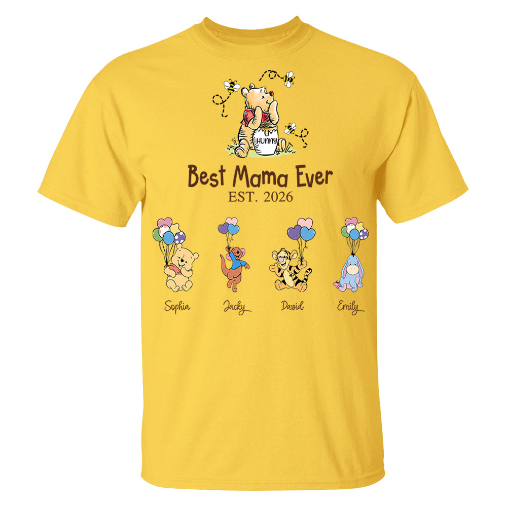 Best Mama Bear Ever Mama Est, Personalized Sweatshirt Mama Bear, Grandma Bear Shirt, Gift For Mom, Gift For Grandma, Gift For Mother's Day MI209 Li29
