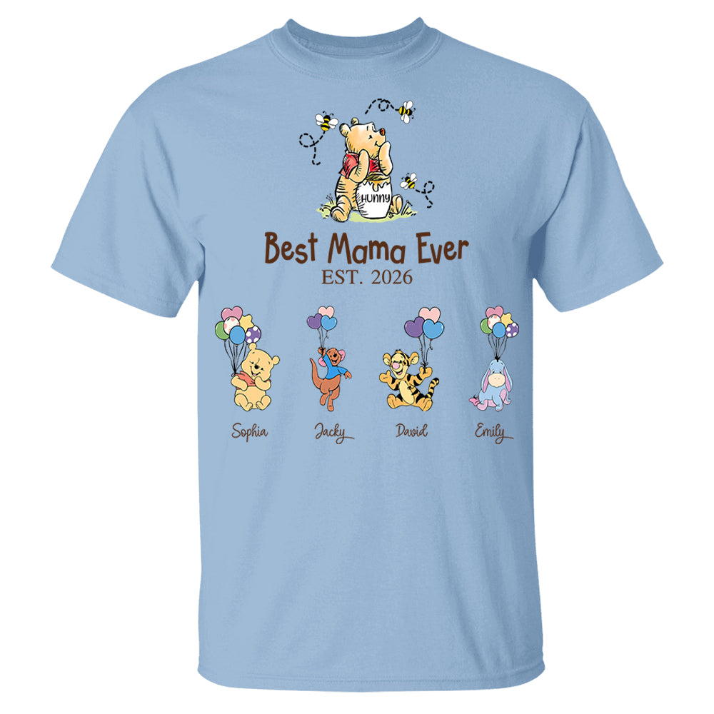 Best Mama Bear Ever Mama Est, Personalized Sweatshirt Mama Bear, Grandma Bear Shirt, Gift For Mom, Gift For Grandma, Gift For Mother's Day MI209 Li29