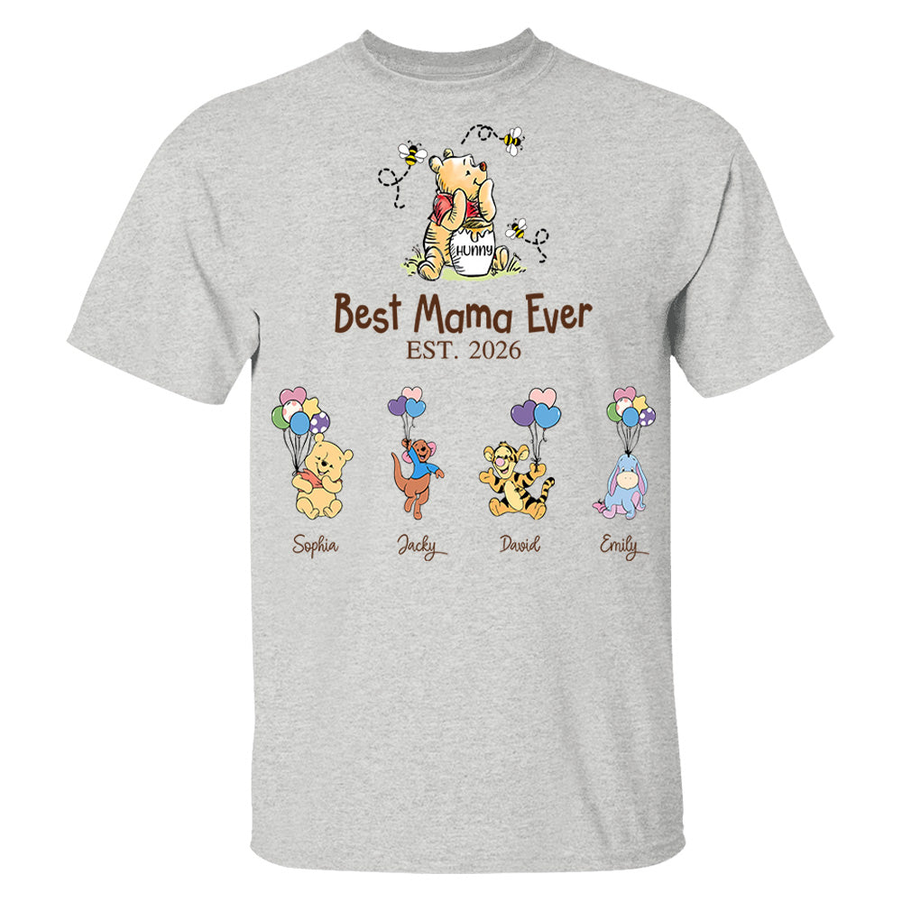 Best Mama Bear Ever Mama Est, Personalized Sweatshirt Mama Bear, Grandma Bear Shirt, Gift For Mom, Gift For Grandma, Gift For Mother's Day MI209 Li29