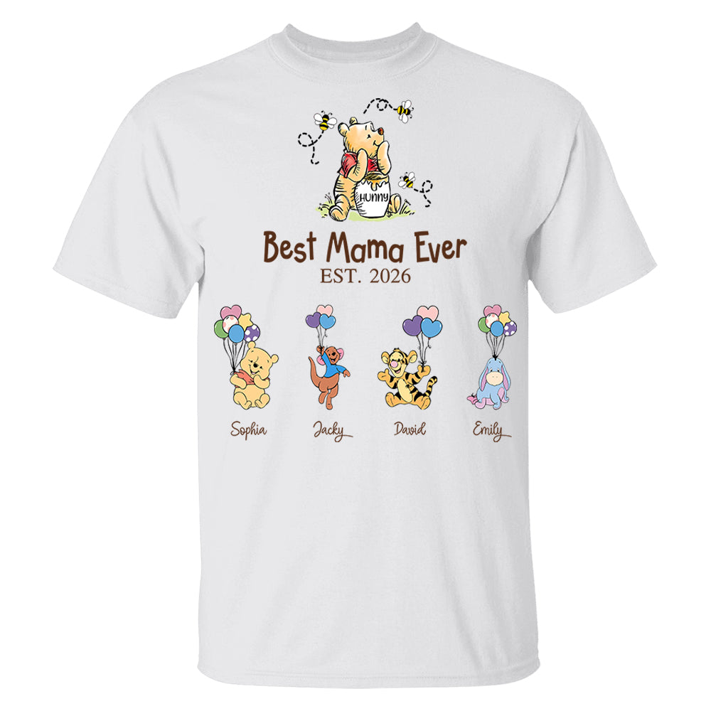 Best Mama Bear Ever Mama Est, Personalized Sweatshirt Mama Bear, Grandma Bear Shirt, Gift For Mom, Gift For Grandma, Gift For Mother's Day MI209 Li29