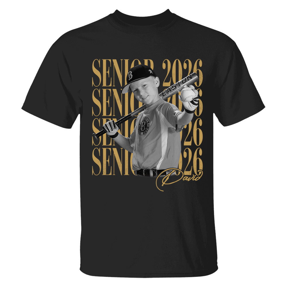 Senior Mom Senior 2026 - Washed Tee Retro Bootleg Shirt For Baseball Softball Players NA04 T24