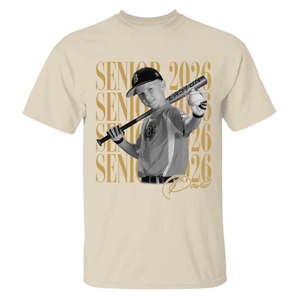 Senior Mom Senior 2026 - Washed Tee Retro Bootleg Shirt For Baseball Softball Players NA04 T24