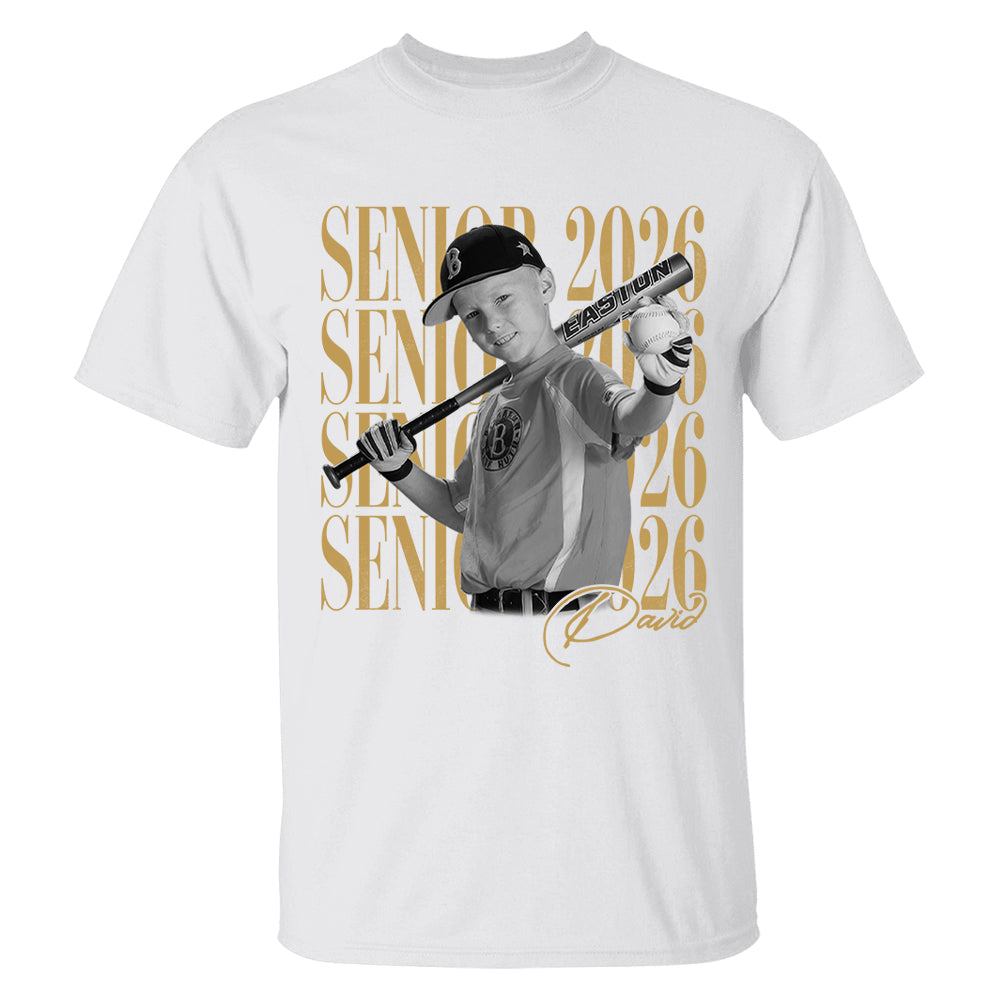 Senior Mom Senior 2026 - Washed Tee Retro Bootleg Shirt For Baseball Softball Players NA04 T24
