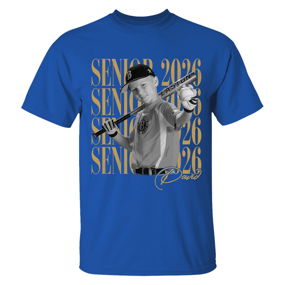 Senior Mom Senior 2026 - Washed Tee Retro Bootleg Shirt For Baseball Softball Players NA04 T24