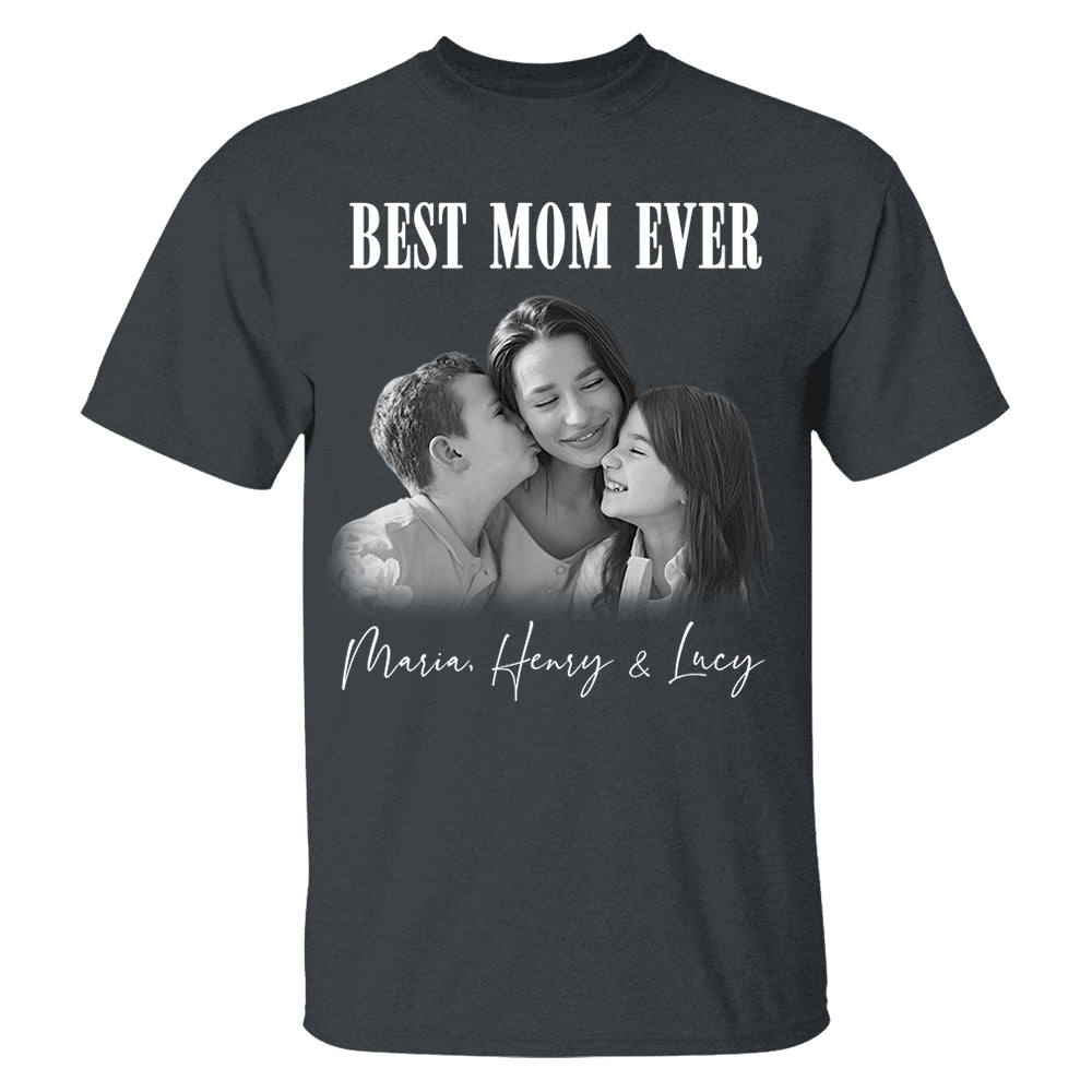 Trending Vintage Best Mom Ever - Personalized Shirt - Mother's Day Gift For Mom Nh00