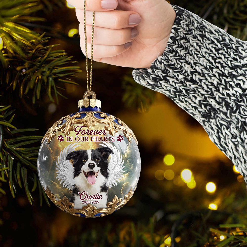 In Loving Memory, Custom Photo Acrylic Ornament, Personalized Christmas Memorial T1807 Li29
