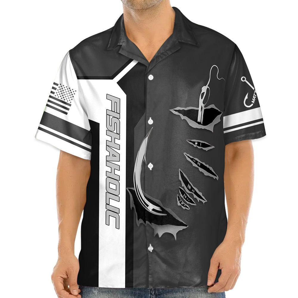 Just One More Cast I Promise - Personalized Upload Fishing Photo For Fishing Lovers Hawaiian Shirt Vr2 Hv01