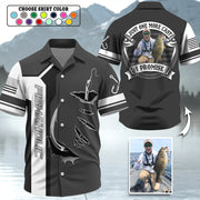 Just One More Cast I Promise - Personalized Upload Fishing Photo For Fishing Lovers Hawaiian Shirt Vr2 Hv01