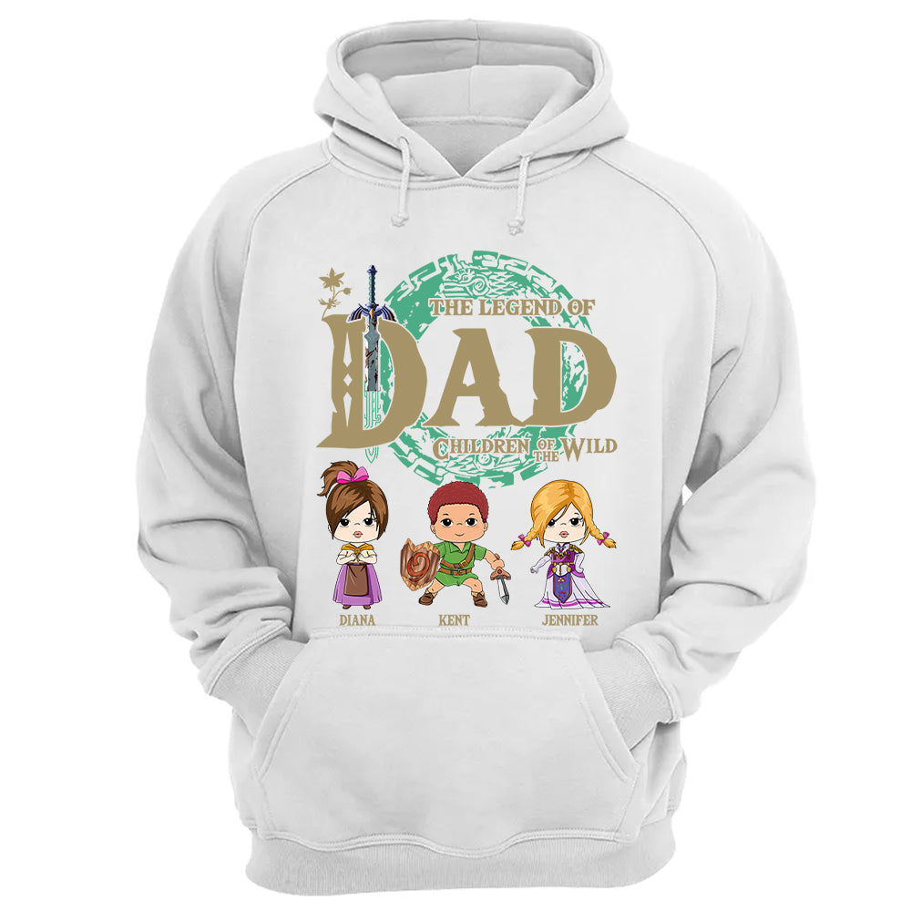 Personalized The Legend Of Dad Shirt - Children Of The Wild Shirt Gift For Dad