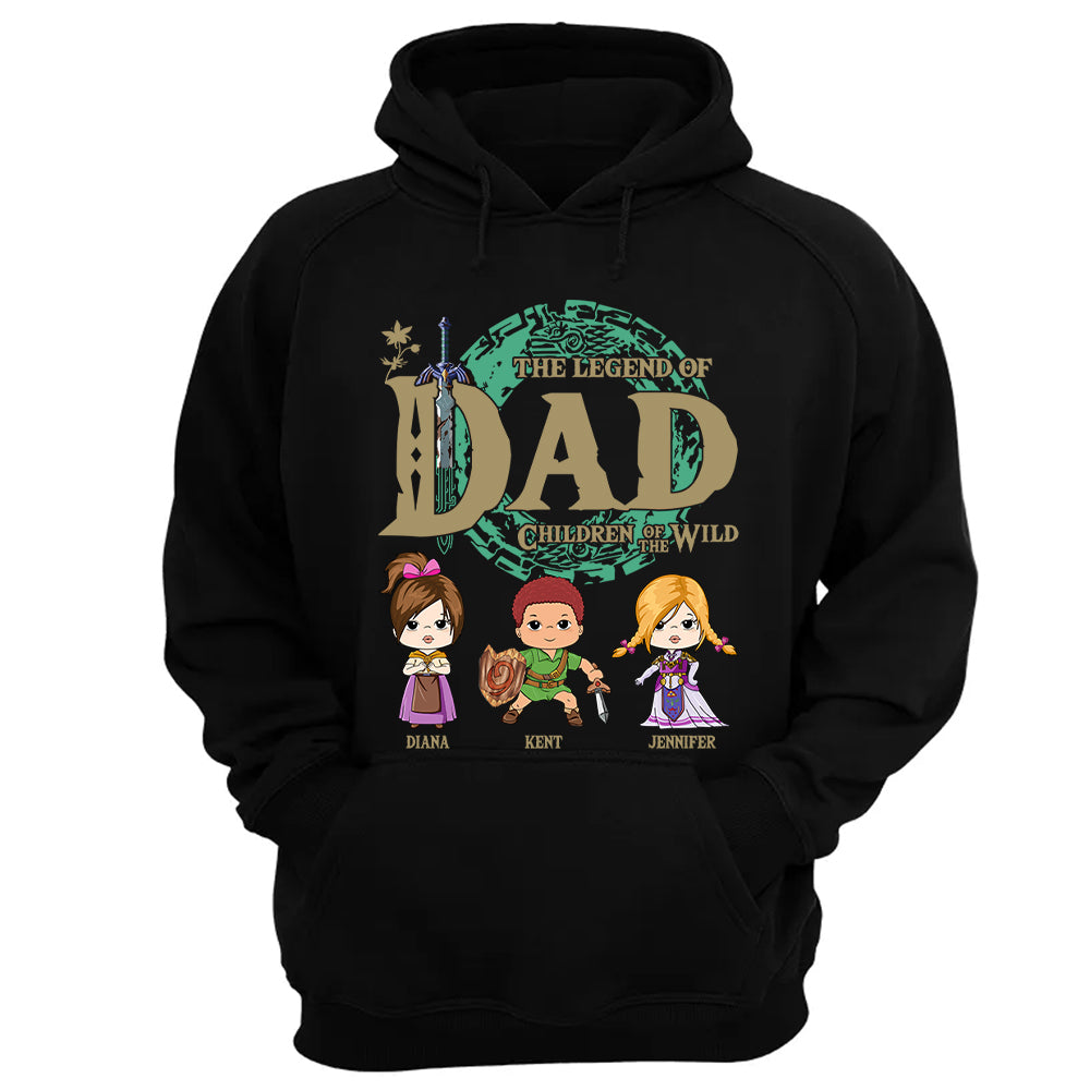 Personalized The Legend Of Dad Shirt - Children Of The Wild Shirt Gift For Dad