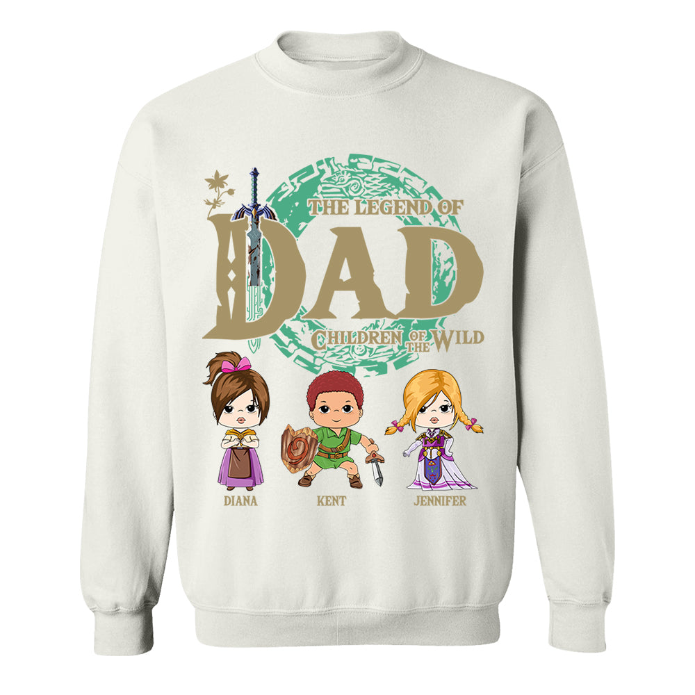 Personalized The Legend Of Dad Shirt - Children Of The Wild Shirt Gift For Dad