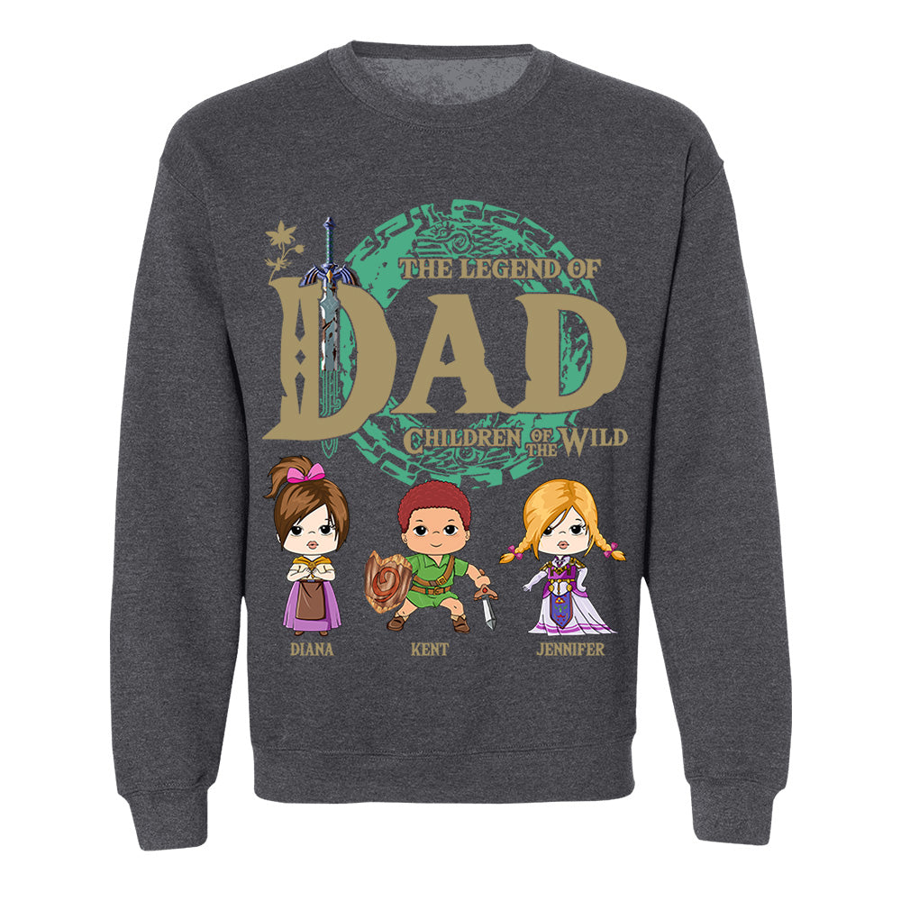 Personalized The Legend Of Dad Shirt - Children Of The Wild Shirt Gift For Dad