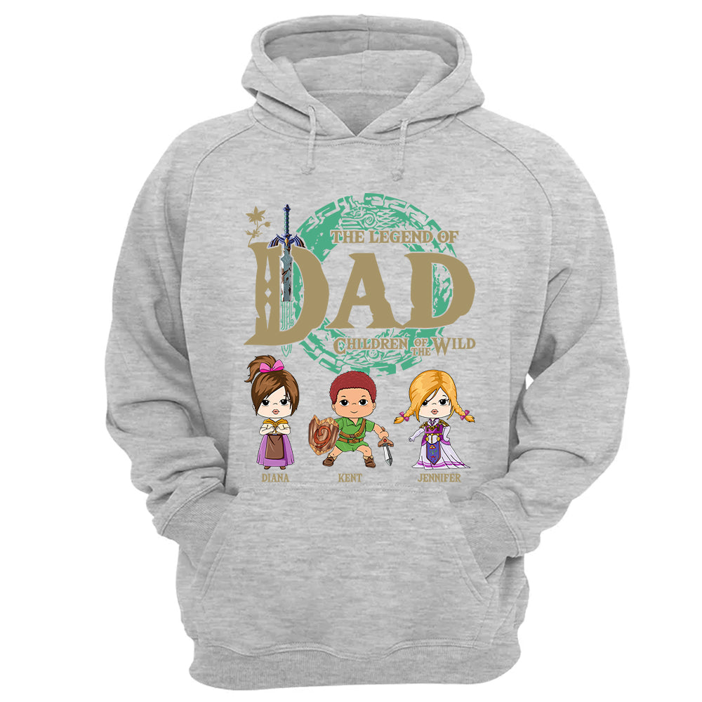 Personalized The Legend Of Dad Shirt - Children Of The Wild Shirt Gift For Dad