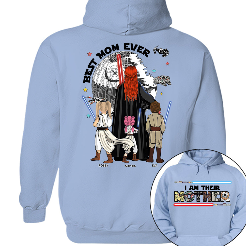 I Am Their Mother - Best Mom In The Galaxy - Personalized Shirt - Gift For Mother's Day T1807 VH01