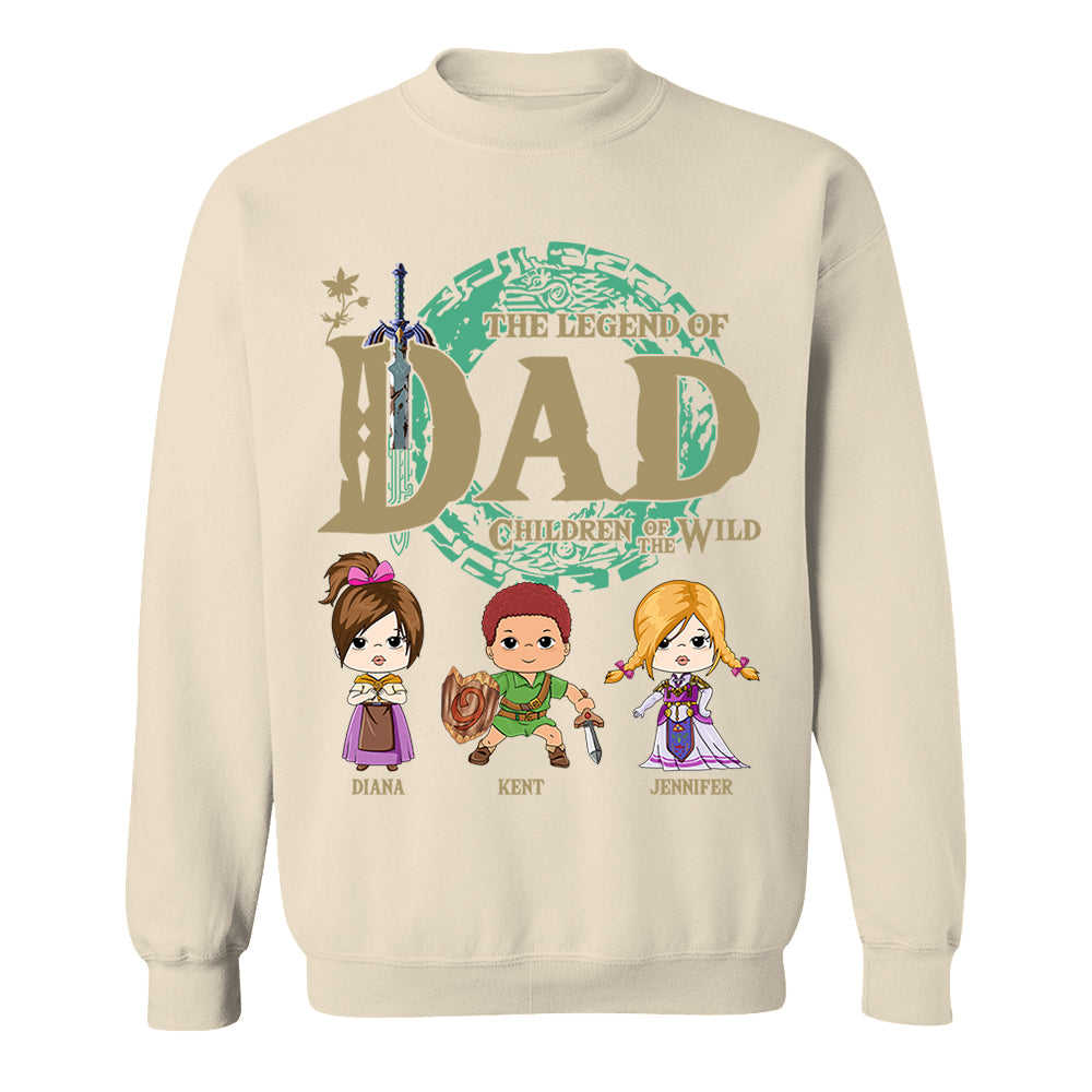Personalized The Legend Of Dad Shirt - Children Of The Wild Shirt Gift For Dad