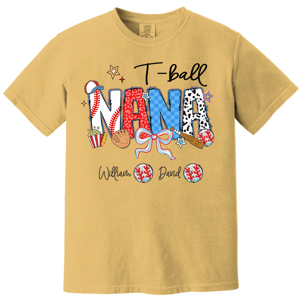 T-Ball Mama - Personalized Shirt Gift For Grandma