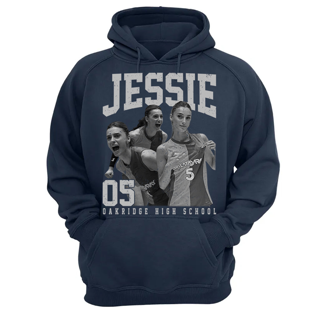 Volleyball Lover - Personalized Washed Tee Custom Sport Players Sport Family NA04