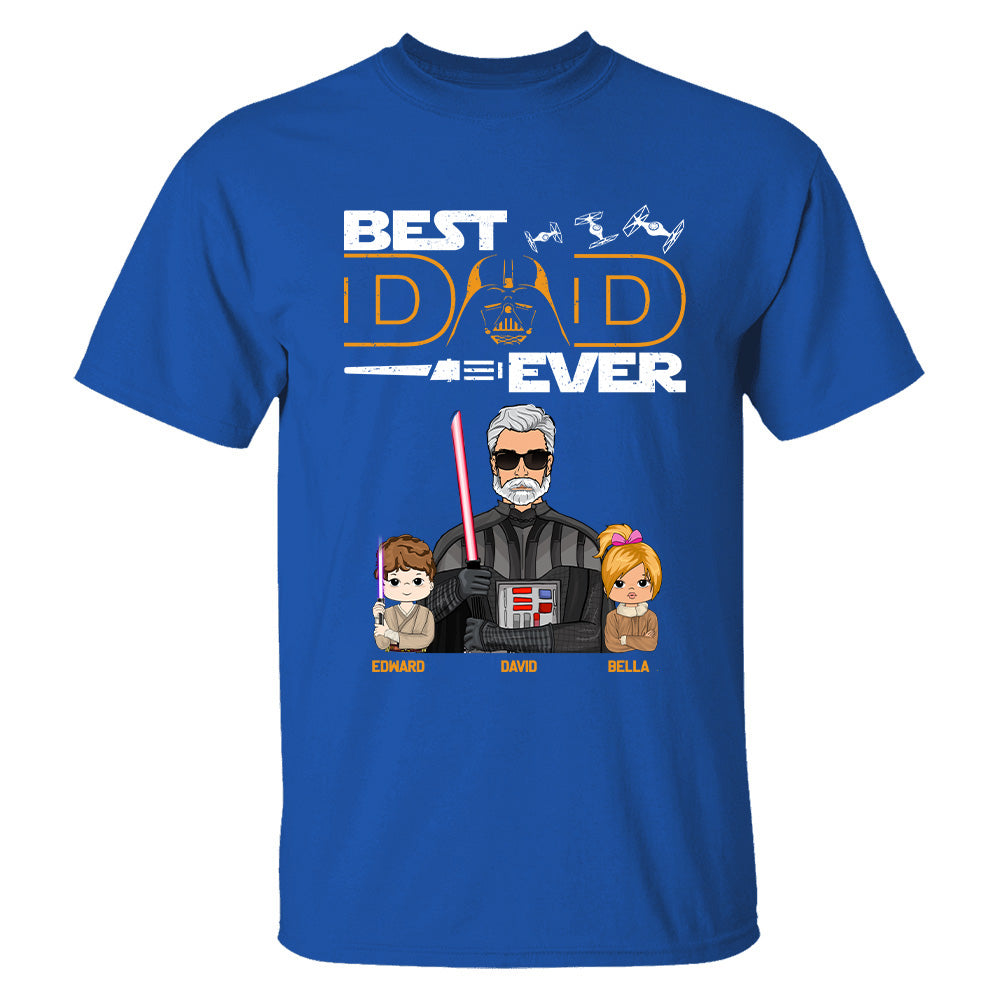 Personalized Best Dad Ever Shirt Gift For Dad - Custom Father's Day Gift Vr2