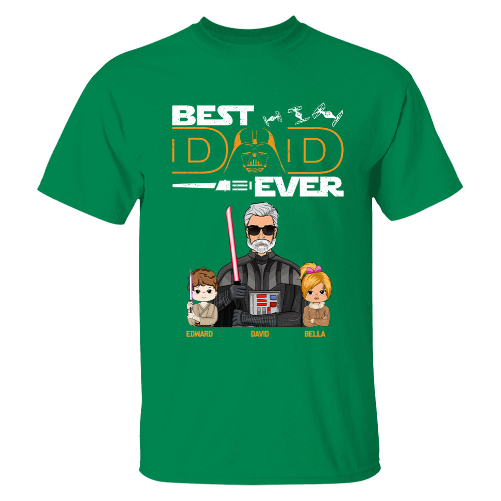 Personalized Best Dad Ever Shirt Gift For Dad - Custom Father's Day Gift Vr2