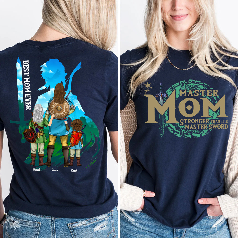 Personalized Master Mom The Legend Of Mom Zelda Dad Shirt - Mother's Day & Birthday Gift For Mother Tu24