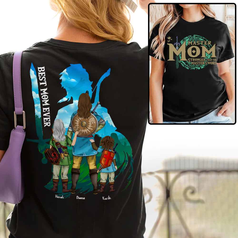 Personalized Master Mom The Legend Of Mom Zelda Dad Shirt - Mother's Day & Birthday Gift For Mother Tu24