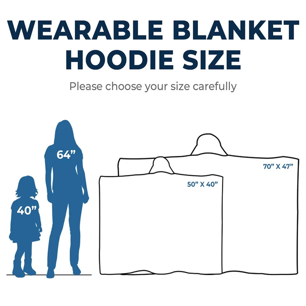 Kissing Couple Love Made Us Forever Together - Personalized Wearable Hooded Blanket Pa00