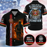 Proud Firefighter, Personalized Shirt, Custom Gift For Firefighter T1807 Do99