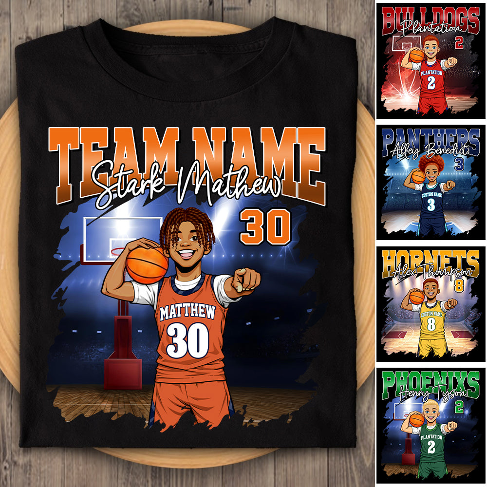 Basketball Personalized Shirt Custom Upload Photo, Clipart, Team Name, Custom Bootleg Rap Tee Basketball New Hv01