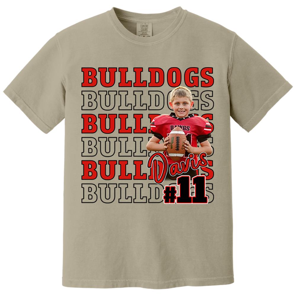 Custom Game Day Football Personalized Shirt Custom Photo Football Shirt Tu24  Hv01