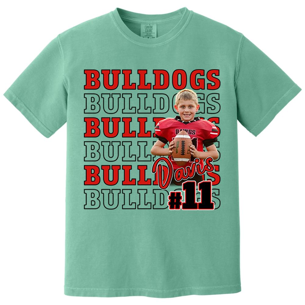 Custom Game Day Football Personalized Shirt Custom Photo Football Shirt Tu24  Hv01