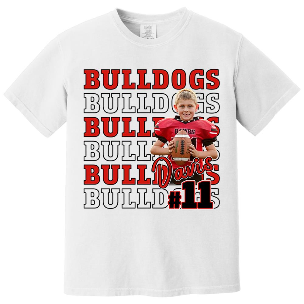 Custom Game Day Football Personalized Shirt Custom Photo Football Shirt Tu24  Hv01