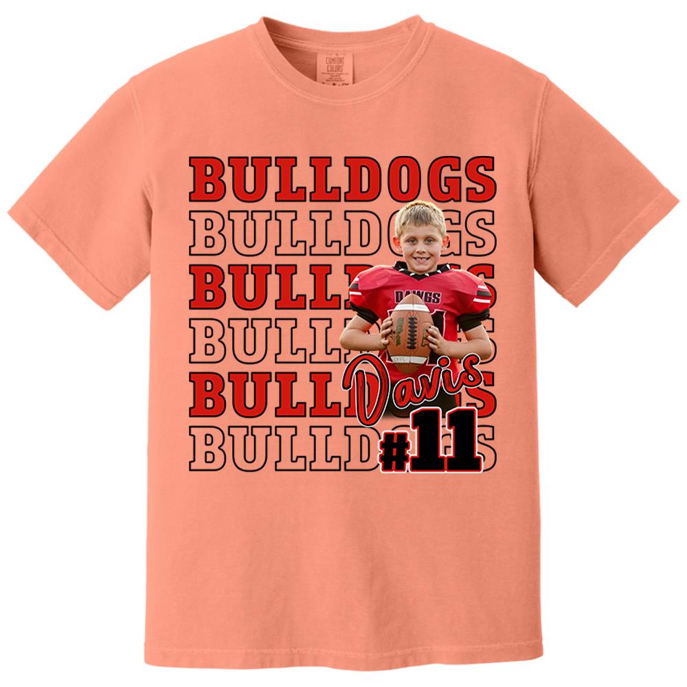 Custom Game Day Football Personalized Shirt Custom Photo Football Shirt Tu24  Hv01