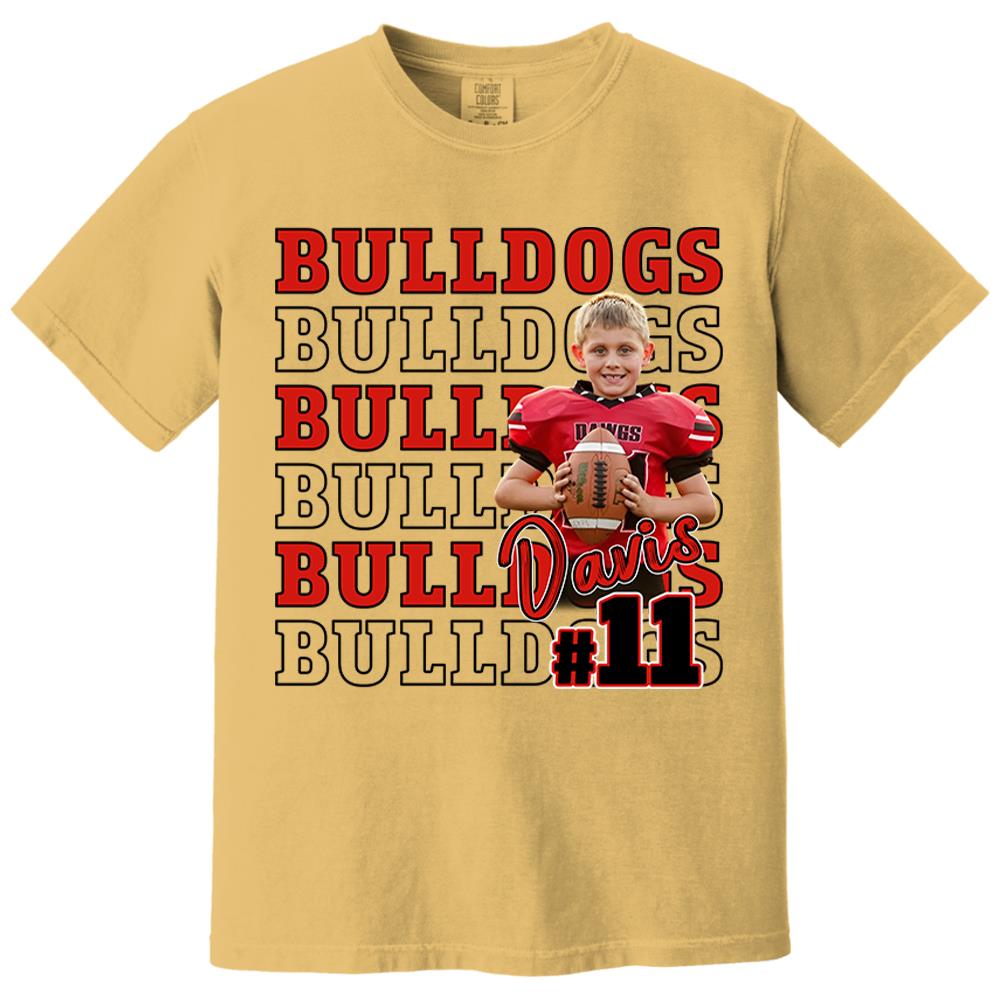 Custom Game Day Football Personalized Shirt Custom Photo Football Shirt Tu24  Hv01