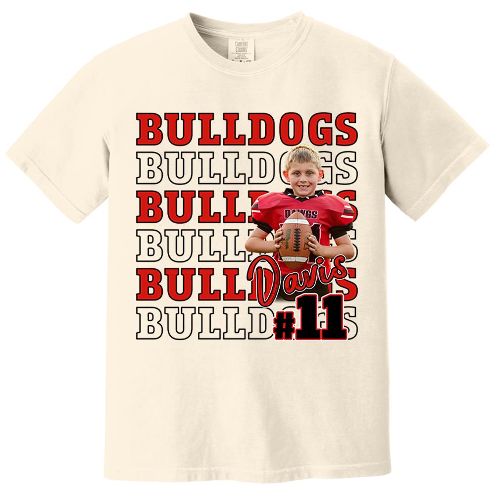 Custom Game Day Football Personalized Shirt Custom Photo Football Shirt Tu24  Hv01