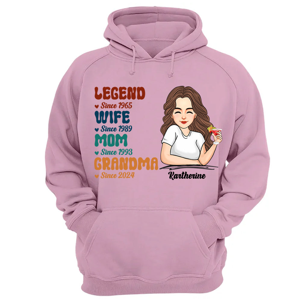 Custom Legend Wife Mom Grandma Since Years Shirt Gift For Grandmas - Mother's Day Gift
