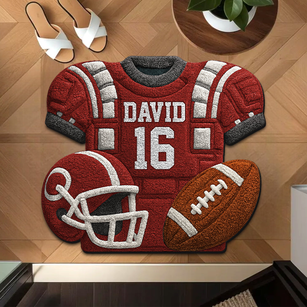 Personalized Football Doormat/Rug For Football Lovers Hv01