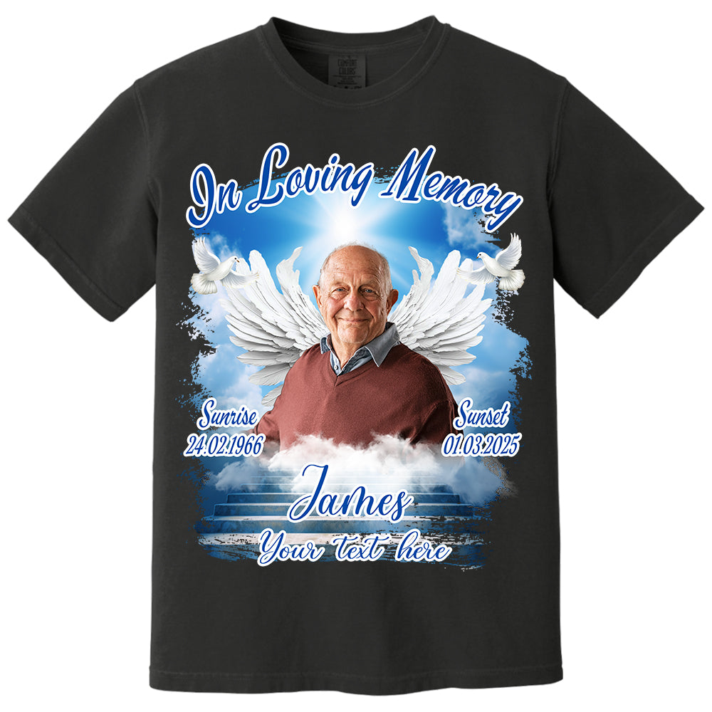 Custom Upload Photo In Loving Memory Shirt Do99