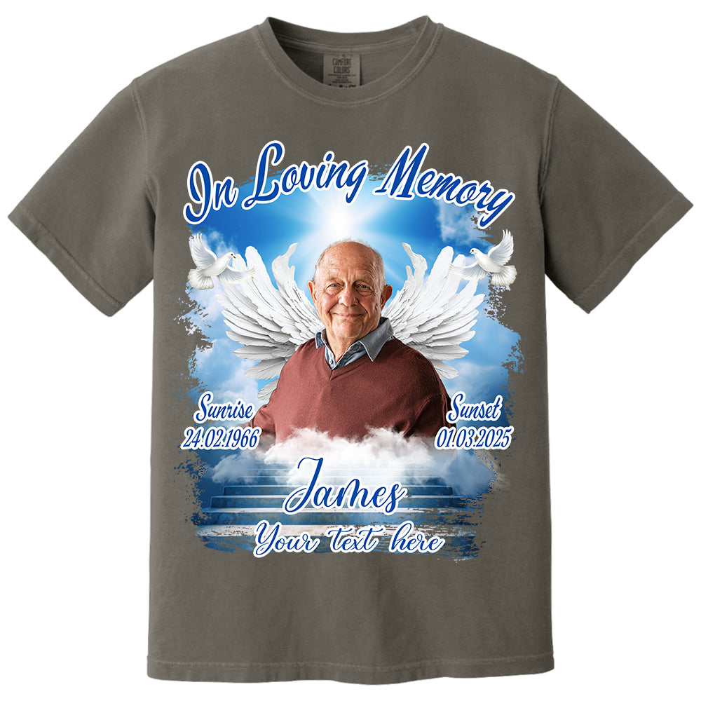Custom Upload Photo In Loving Memory Shirt Do99