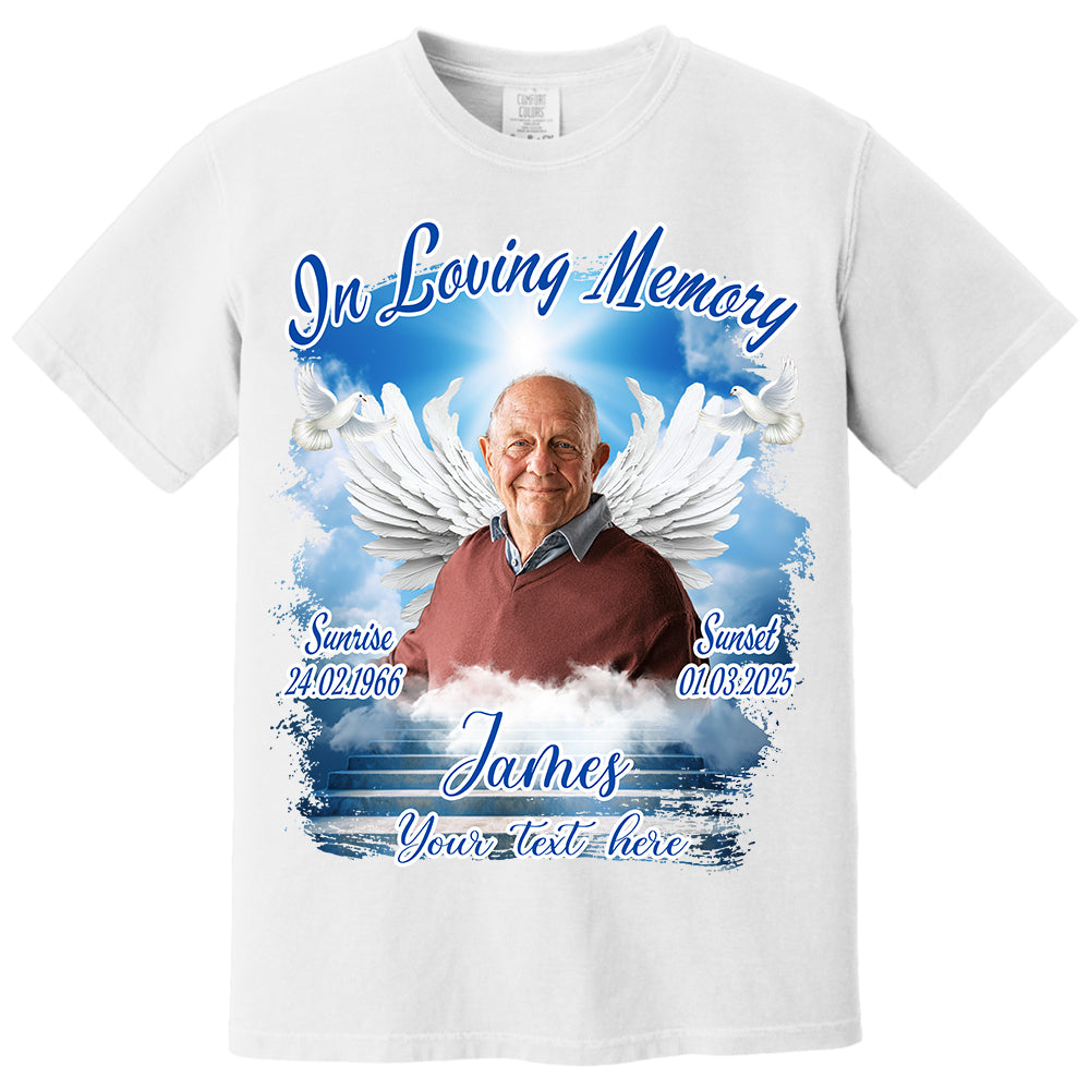 Custom Upload Photo In Loving Memory Shirt Do99