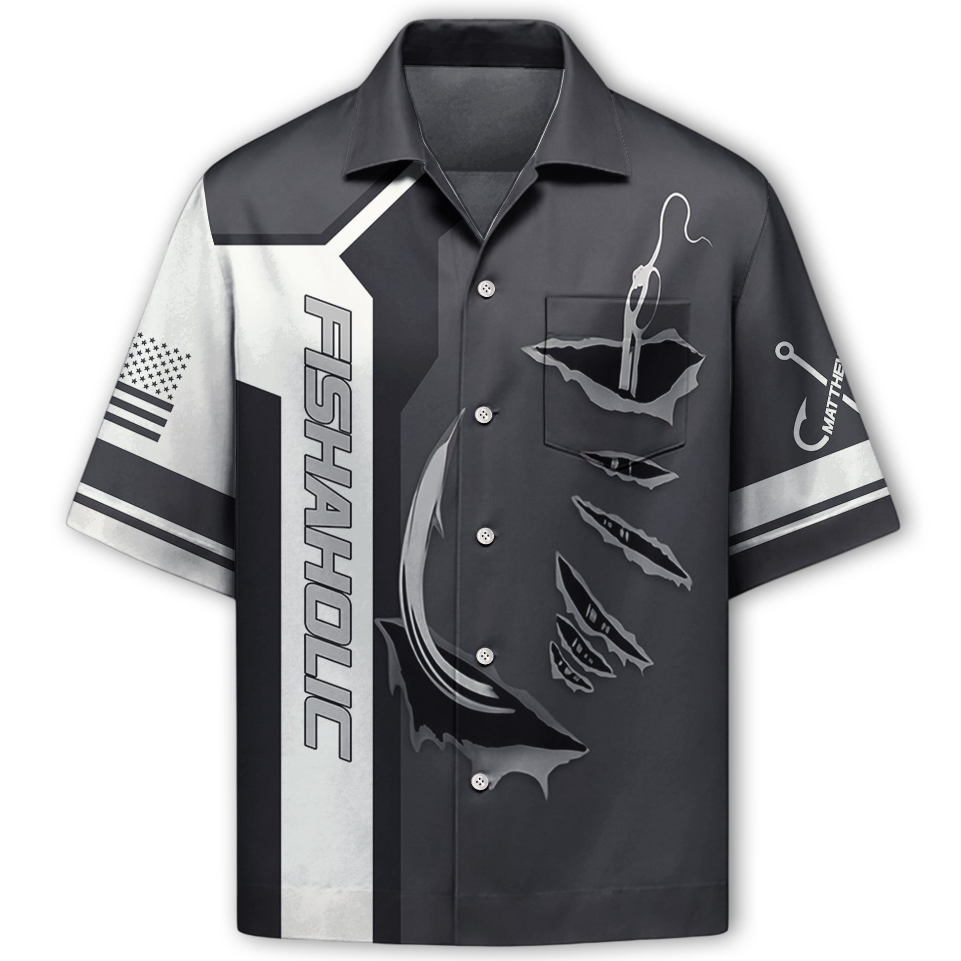 Just One More Cast I Promise - Personalized Upload Fishing Photo For Fishing Lovers Hawaiian Shirt Vr2 Hv01