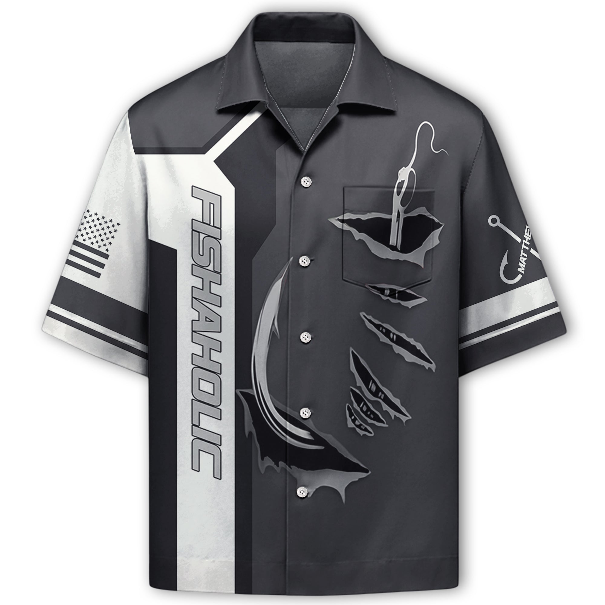 Just One More Cast I Promise - Personalized Upload Fishing Photo For Fishing Lovers Hawaiian Shirt Vr2 Hv01