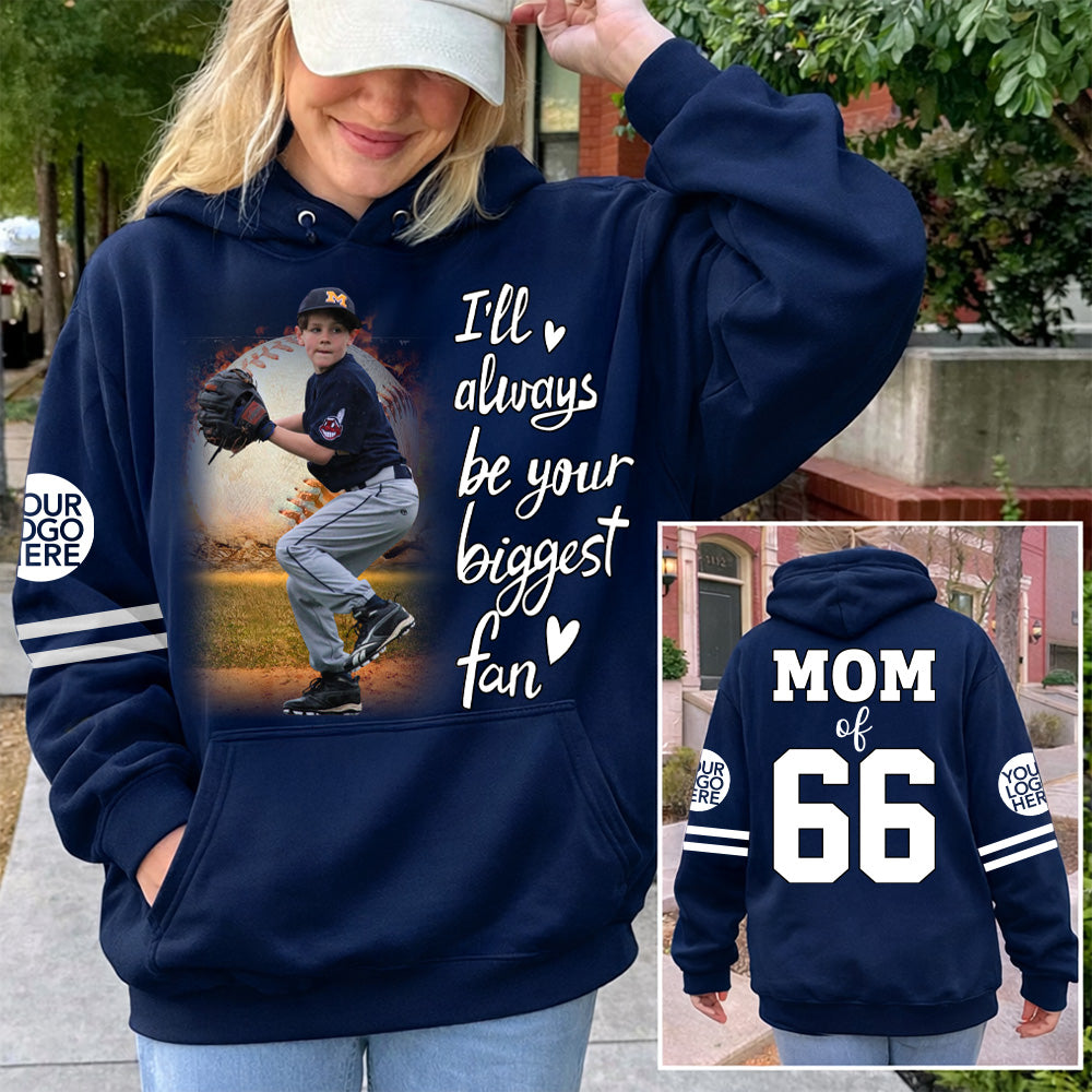 I'll Be Your Biggest Fan, Custom Photo Baseball Shirt, Gift For Baseball Lovers A2110 T24