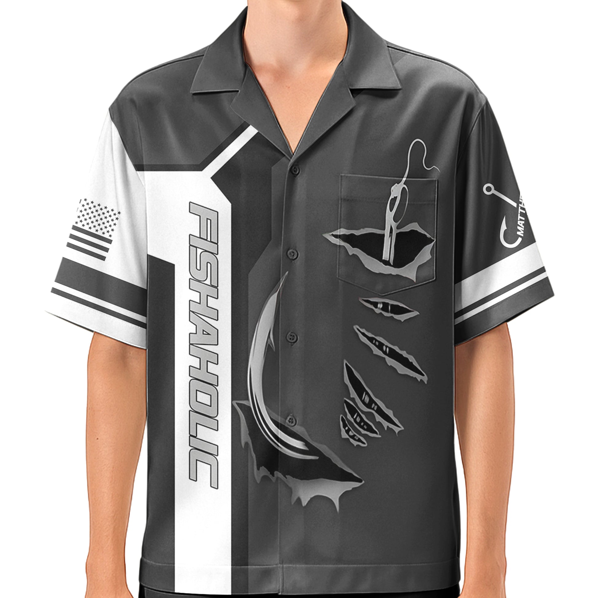 Just One More Cast I Promise - Personalized Upload Fishing Photo For Fishing Lovers Hawaiian Shirt Vr2 Hv01