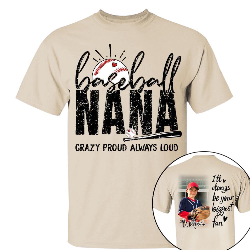 Baseball Mom Nana - Personalized Shirt For Sport Family NA04 Hv01