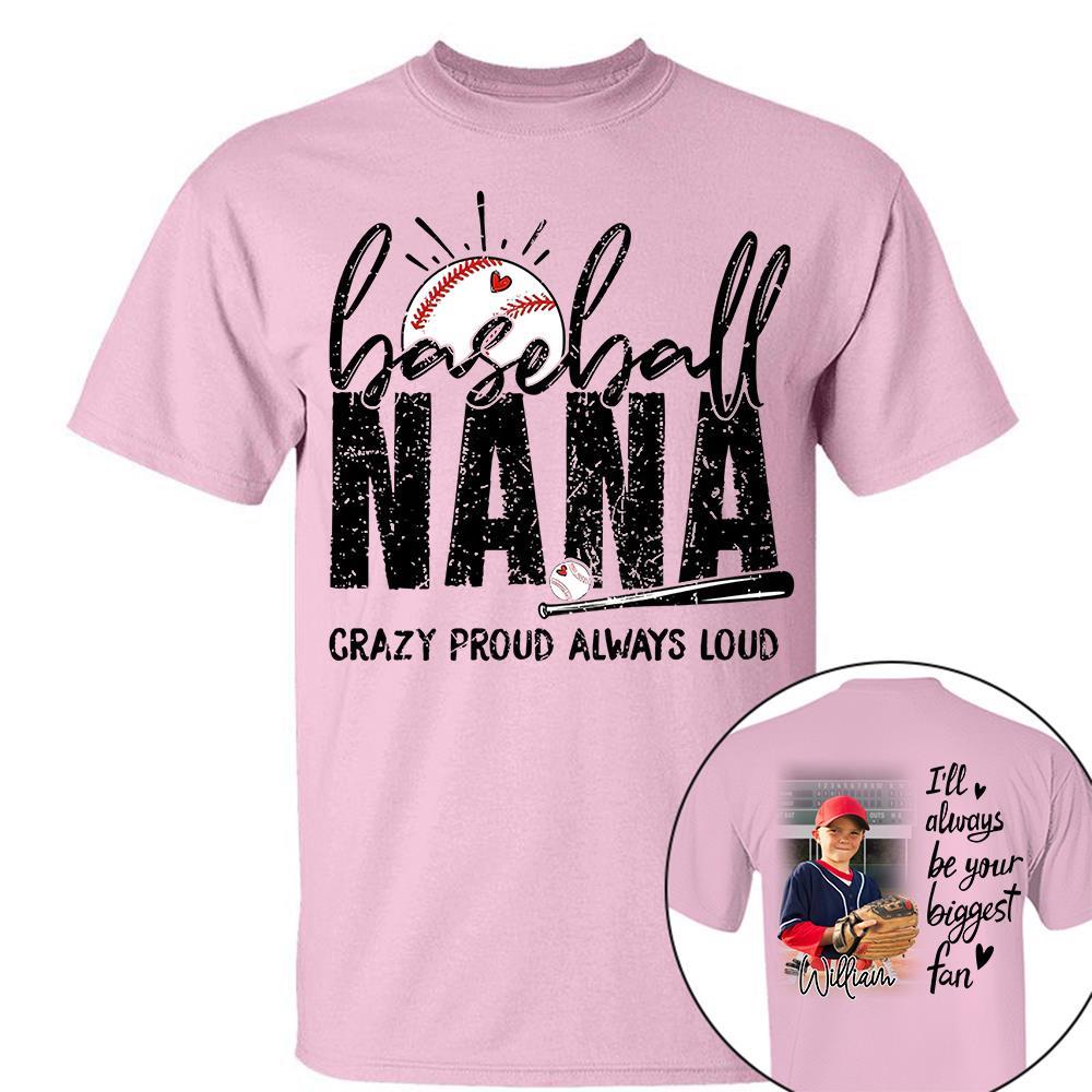 Baseball Mom Nana - Personalized Shirt For Sport Family NA04 Hv01